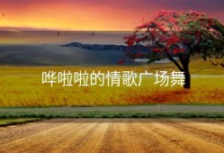 哗啦啦的情歌广场舞