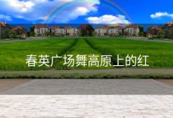 春英广场舞高原上的红