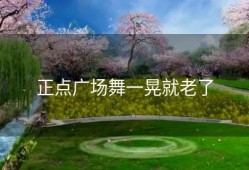 正点广场舞一晃就老了