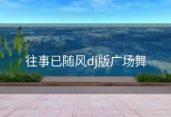 往事已随风dj版广场舞