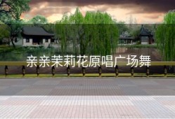 亲亲茉莉花原唱广场舞