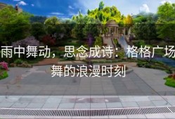 雨中舞动，思念成诗：格格广场舞的浪漫时刻