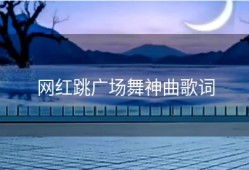 网红跳广场舞神曲歌词