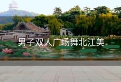 男子双人广场舞北江美