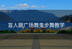 盲人跳广场舞鬼步舞教学
