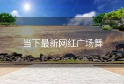 当下最新网红广场舞