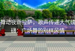 舞动夜雨拉萨，歌声传递大气磅礴：广场舞的别样风情