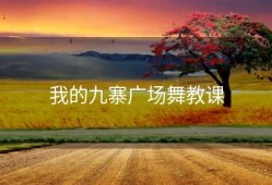 我的九寨广场舞教课