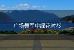 广场舞军中绿花衬衫