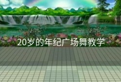 20岁的年纪广场舞教学