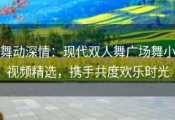 舞动深情：现代双人舞广场舞小视频精选，携手共度欢乐时光
