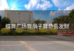 蝶舞广场舞扇子舞恭喜发财