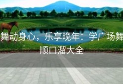 舞动身心，乐享晚年：学广场舞顺口溜大全