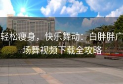 轻松瘦身，快乐舞动：白胖胖广场舞视频下载全攻略