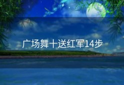广场舞十送红军14步
