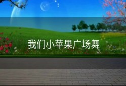 我们小苹果广场舞