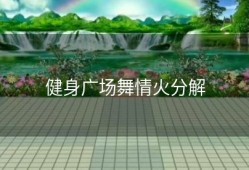 健身广场舞情火分解