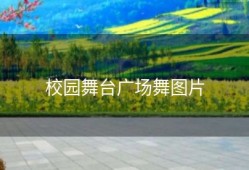 校园舞台广场舞图片
