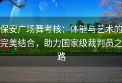 保安广场舞考核：体能与艺术的完美结合，助力国家级裁判员之路