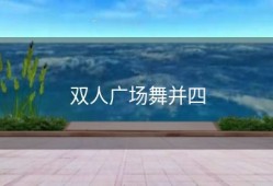 双人广场舞并四
