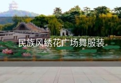 民族风绣花广场舞服装