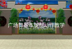 广场舞基本腿部动作教学