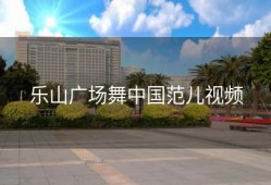 乐山广场舞中国范儿视频