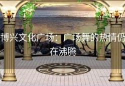博兴文化广场：广场舞的热情仍在沸腾