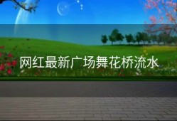 网红最新广场舞花桥流水