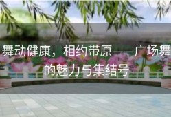 舞动健康，相约带原——广场舞的魅力与集结号