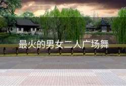 最火的男女二人广场舞