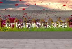 跳广场舞简单教程视频讲解