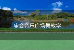 庙会音乐广场舞教学