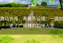 舞动岁月，青春不设限：一熀就老了广场舞的韵味人生