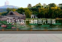 快乐情歌广场舞图片背面