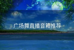 广场舞直播音箱推荐