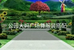 公园大妈广场舞服装搭配