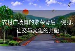 农村广场舞的繁荣背后：健身、社交与文化的共融