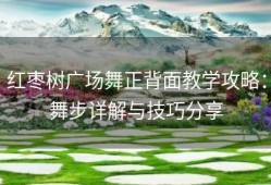 红枣树广场舞正背面教学攻略：舞步详解与技巧分享