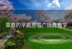 草原的早晨原唱广场舞教学