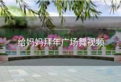 给妈妈拜年广场舞视频