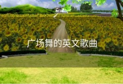 广场舞的英文歌曲