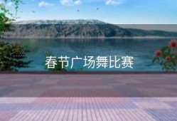 春节广场舞比赛