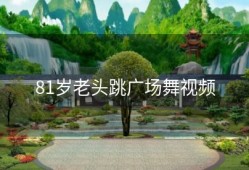 81岁老头跳广场舞视频