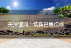 天津银河广场桑巴舞视频
