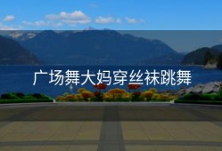 广场舞大妈穿丝袜跳舞