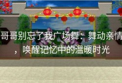 哥哥别忘了我广场舞：舞动亲情，唤醒记忆中的温暖时光