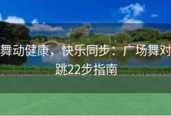 舞动健康，快乐同步：广场舞对跳22步指南