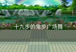 十九步的鬼步广场舞