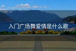 入门广场舞爱情是什么歌